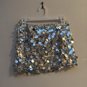 Whitefox sequin mini skirt